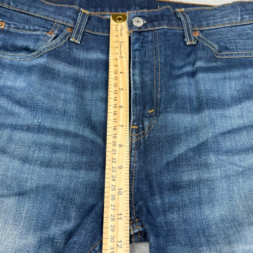 Levis 510 Skinny Fit Jeans Mens 33x32 Medium Wash Blue Denim 05510-0719